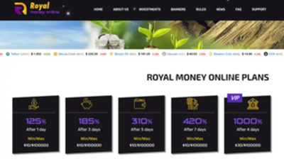 RoyalMoneyOnline (royalmoneyonline.com) program details. Reviews, Scam or Paying - HyipScan.Net