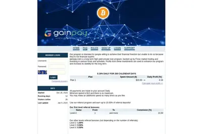 Gainpay.club (gainpay.club) program details. Reviews, Scam or Paying - HyipScan.Net