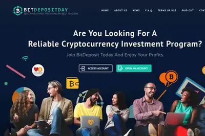 Bitdepositday.com (bitdepositday.com) program details. Reviews, Scam or Paying - HyipScan.Net
