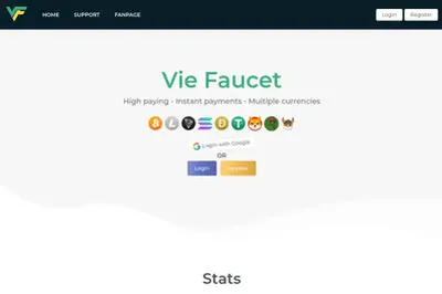 Viefaucetcom (viefaucet.com) program details. Reviews, Scam or Paying - HyipScan.Net