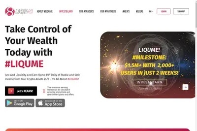 Liqume (liqu.me) program details. Reviews, Scam or Paying - HyipScan.Net