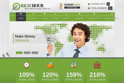 Richhour (richhour.top) program details. Reviews, Scam or Paying - HyipScan.Net