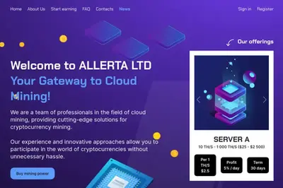 Allerta.ltd (allerta.ltd) program details. Reviews, Scam or Paying - HyipScan.Net