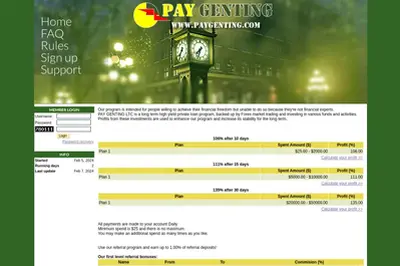 PAY GENTING LTC (paygenting.com) program details. Reviews, Scam or Paying - HyipScan.Net