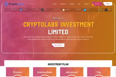 Crypto Labs (cryptolabs.biz) program details. Reviews, Scam or Paying - HyipScan.Net