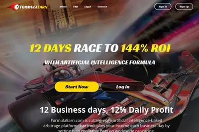 Formulaearn.com (formulaearn.com) program details. Reviews, Scam or Paying - HyipScan.Net