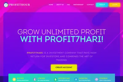 Profit7hari (profit7hari.pro) program details. Reviews, Scam or Paying - HyipScan.Net