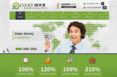 Luckyhour (luckyhour.online) program details. Reviews, Scam or Paying - HyipScan.Net