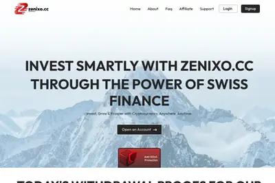 zenixo.cc (zenixo.cc) program details. Reviews, Scam or Paying - HyipScan.Net