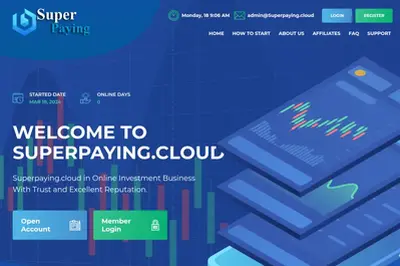 Superpaying (superpaying.cloud) program details. Reviews, Scam or Paying - HyipScan.Net