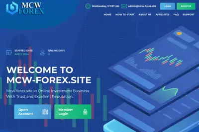 mcw-forex.site (mcw-forex.site) program details. Reviews, Scam or Paying - HyipScan.Net