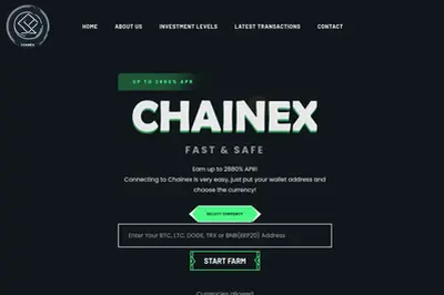 chainex.farm (chainex.farm) program details. Reviews, Scam or Paying - HyipScan.Net