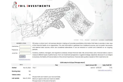 Fdil Investments (fdil.top) program details. Reviews, Scam or Paying - HyipScan.Net