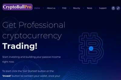 Cryptobullpro (cryptobullpro.io) program details. Reviews, Scam or Paying - HyipScan.Net