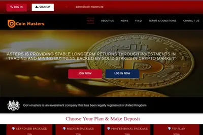 coin-masters.ltd (coin-masters.ltd) program details. Reviews, Scam or Paying - HyipScan.Net