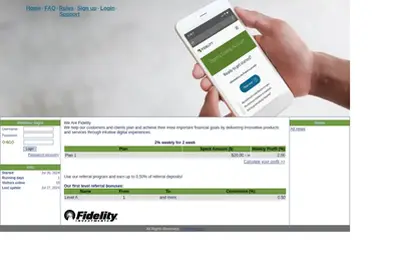 Fidelity-Ltd (fidelity-ltd.pro) program details. Reviews, Scam or Paying - HyipScan.Net