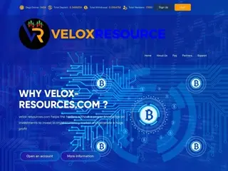 VELOX-RESOURCES.COM (velox-resources.com) program details. Reviews, Scam or Paying - HyipScan.Net