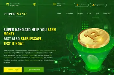 Super-Nano (super-nano.cfd) program details. Reviews, Scam or Paying - HyipScan.Net