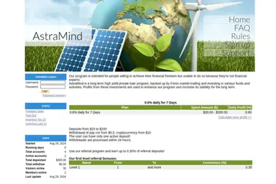 ASTRAMIND.ORG (astramind.org) program details. Reviews, Scam or Paying - HyipScan.Net