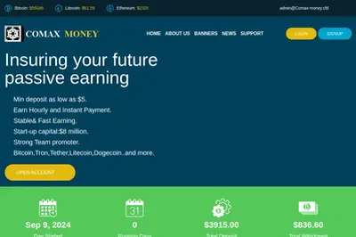 comax-money.cfd (comax-money.cfd) program details. Reviews, Scam or Paying - HyipScan.Net