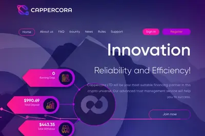 cappercora.com (cappercora.com) program details. Reviews, Scam or Paying - HyipScan.Net