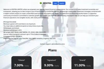 kentra.store (kentra.store) program details. Reviews, Scam or Paying - HyipScan.Net