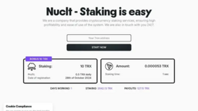 Nuclt (nuclt.com) program details. Reviews, Scam or Paying - HyipScan.Net