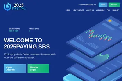 2025paying.sbs (2025paying.sbs) program details. Reviews, Scam or Paying - HyipScan.Net