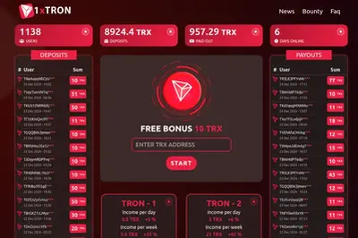 1xTRON (1xtron.pro) program details. Reviews, Scam or Paying - HyipScan.Net