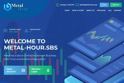 Metal-Hour (metal-hour.sbs) program details. Reviews, Scam or Paying - HyipScan.Net